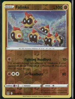 Falinks 110/196 Common Lost Origin Pokemon Reverse Holo Near Mint - Image 2
