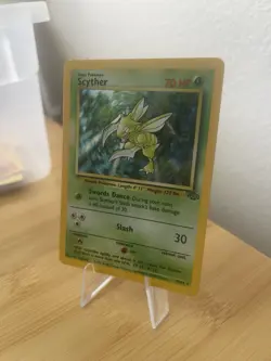1999 Pokemon Jungle Unlimited #10 Scyther HOLO - Image 1