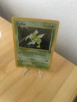 1999 Pokemon Jungle Unlimited #10 Scyther HOLO - Image 3