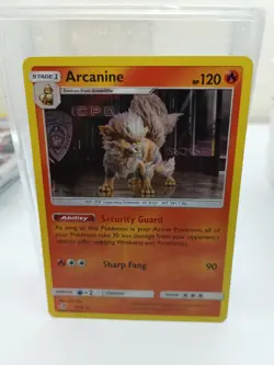 Arcanine 6/18 Rare Detective Pikachu Pokemon Holo Lightly Played - Image 1