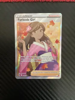 Furisode Girl 190/195 Pokemon Silver Tempest Full Art Ultra Rare NM - Image 1