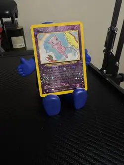 2002 Pokemon Mew #1/18 Southern Islands—Promo Reverse Holo (Damaged) (DblSwirl) - Image 2