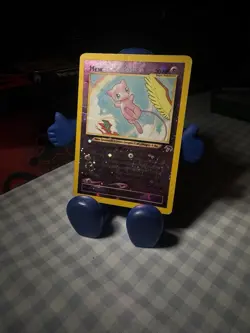 2002 Pokemon Mew #1/18 Southern Islands—Promo Reverse Holo (Damaged) (DblSwirl) - Image 3
