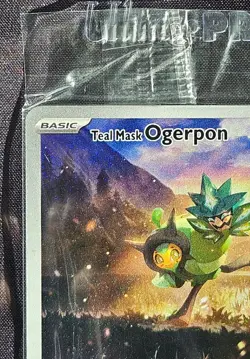 New Teal Mask Ogerpon 123 Black Star Promo Pokemon TCG - SEALED Scarlet & Violet - Image 2