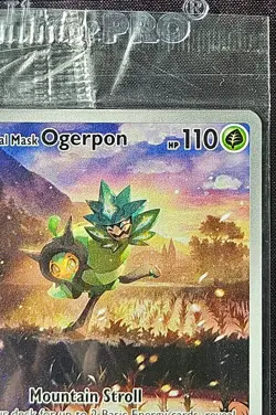 New Teal Mask Ogerpon 123 Black Star Promo Pokemon TCG - SEALED Scarlet & Violet - Image 3