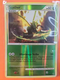 Pokemon TCG Scyther 36/90 Undaunted Reverse Holo Uncommon Basic HP60 Near Mint - Image 1