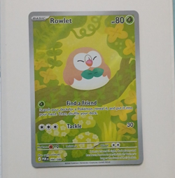 The Pokemon Company Rowlet 090/088 Pokemon GO Rare Holo English 2022 HP 80 - Image 1
