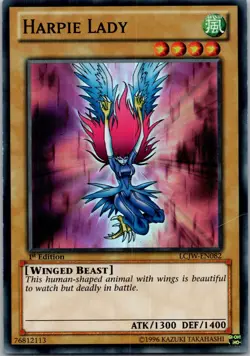 Yugioh Harpie Lady LCJW-EN082 1st Edition Super Rare NM - Image 1