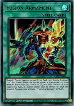 Yugioh Fusion Armament DUNE-EN061 1st Edition Ultra Rare NM - Image 1