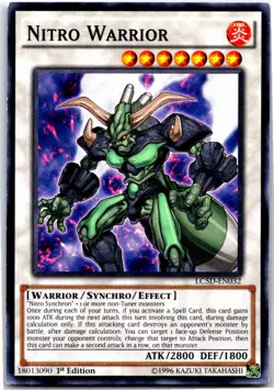 NITRO WARRIOR LC5D-EN032 COMMON / SHORT PRINT YU-GI-OH MP - Image 1