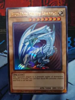 Yugioh Blue-Eyes White Dragon CT13-EN008 LIMITED EDITION LP - Image 1