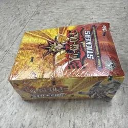 RARE Vintage Yu-Gi-Oh Stickers Factory Sealed Box 48 Packs 1997 Topps Nice - Image 3