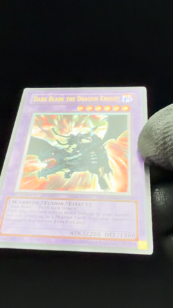 Vintage Yugioh Dark Blade the Dragon Knight Ultimate Rare 1st Ed RDS-EN035 2004 - Image 2