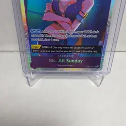 Ms. All Sunday One Piece TCG Kingdom of Intrigue OP04-064 SR Holo Super Rare Eng - Image 4