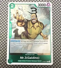 Mr.3(Galdino) ST30-014 NM One Piece Starter Deck EX: Luffy & Ace - Image 1