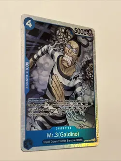 Mr.3 (Galdino) Super Rare (SR) OP16-056 The Time of Battle English Foil - Image 2