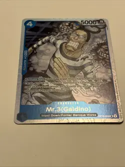 Mr.3 (Galdino) Super Rare (SR) OP16-056 The Time of Battle English Foil - Image 3