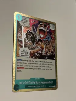 Let's Go!! To the Navy Headquarters!! Rare (R) OP16-038 The Time of Battle ENG - Image 2