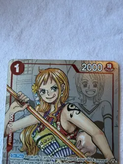 ONE PIECE Nami OP01-016 Alternate Art (25th Anniversary) LP very clean - Image 3