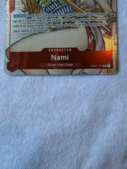 ONE PIECE Nami OP01-016 Alternate Art (25th Anniversary) LP very clean - Image 4