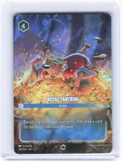 2024 Disney Lorcana—Royal Tantrum #219/204 Shimmering Skies—Enchanted Foil [LP] - Image 1