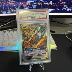 2019 Pokemon SM210 Black Star HIF MOLTRES ZAPDOS ARTICUNO GX FA PSA 10 - Image 1