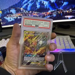 2019 Pokemon SM210 Black Star HIF MOLTRES ZAPDOS ARTICUNO GX FA PSA 10 - Image 5