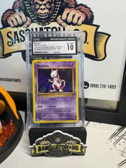 Pokemon TCG: CGC GEM MT 10 (2023) Mewtwo 014/034 Classic - Image 1