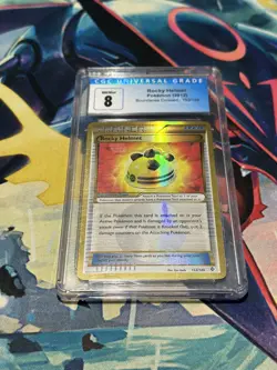 CGC 8 NM/MT Rocky Helmet 153/149 B&W Boundaries Crossed Secret Rare Pokemon Holo - Image 2