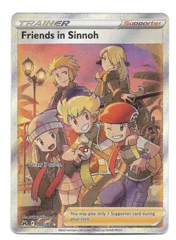 Friends in Sinnoh (Full Art) 149/159 Crown Zenith Holo Pokemon TCG Ultra Rare NM - Image 1