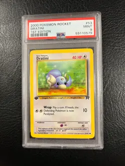 2000 Pokemon Rocket #53 - Dratini - Mint - 1st Edition - PSA 9! - Image 2