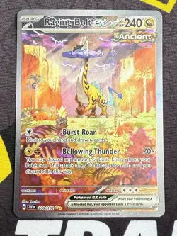 Raging Bolt EX Temporal Forces 208/162 Special Illustration Pokemon TCG NM - Image 1