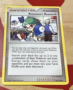 Roseanne's Research 125/132 Pokemon Secret Wonders Uncommon 2007 LP - Image 1