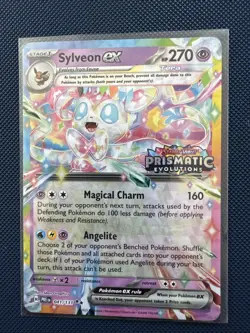 Pokemon Sylveon ex 041/131 Promo Full Art Holo EX 270 HP English - Image 1