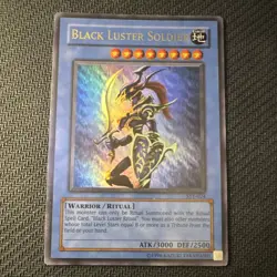 Yu-Gi-Oh! Black Luster Soldier TCG Ultra Rare Holo Card SYE-024 - Image 1