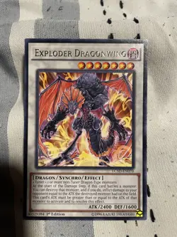 EXPLODER DRAGONWING LC5D-EN070 1st EDITION Yugioh 2x - Image 3