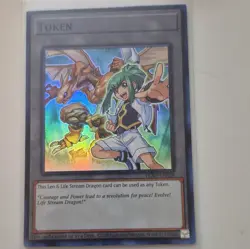 Konami Yu-Gi-Oh! Token: Leo & Life Stream Dragon TKN5-EN028 Foil Eng - Image 1