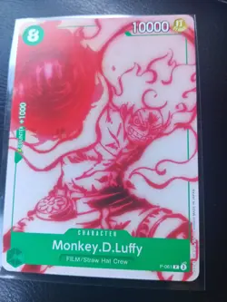 One Piece CCG Monkey.D.Luffy P-061 Starter Deck 16: GREEN Uta Regular 💎📈💎📈💎 - Image 1