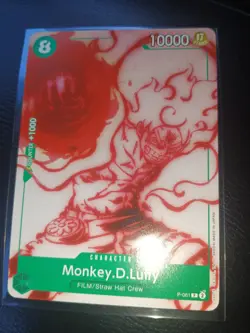 One Piece CCG Monkey.D.Luffy P-061 Starter Deck 16: GREEN Uta Regular 💎📈💎📈💎 - Image 2