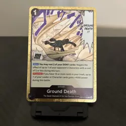 Ground Death OP14-096 The Azure Sea's Seven Gold Foil - ONE PIECE TCG English NM - Image 1