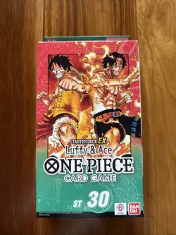 One Piece TCG Luffy & Ace | Starter Deck ST30 Multiple Stock New Sealed - Image 1
