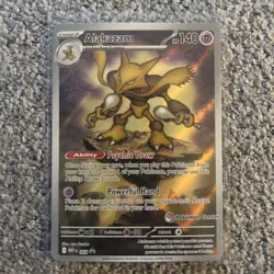 Alakazam 009 Pokemon center stamped Promo Card - Image 1