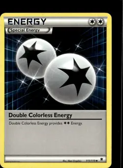 Pokemon Double Colorless Energy 111/119 Phantom Forces Non Holo 2 Card Lot - Image 1