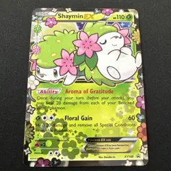 Pokemon Shaymin EX Promo Holo Black Star Card XY148 XY 110 HP Basic - Image 1
