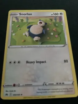 Pokemon TCG Snorlax 109/159 Crown Zenith Playset Regular Card - Image 1
