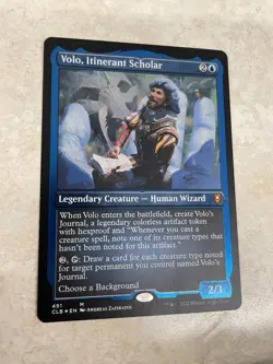 Volo, Itinerant Scholar (Foil Etched) Baldur's Gate - MTG Magic Card - NM - Image 1