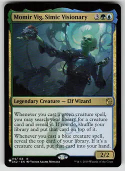 Momir Vig, Simic Visionary Rare The List Reprints 119/133 MTG Near Mint 2020 - Image 1