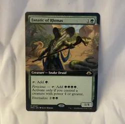 Wizards of the Coast Fanatic of Rhonas MH3 Extended Art Regular Rare #0458 EN - Image 1