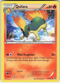 Quilava 19/162 Uncommon BREAKthrough Pokemon Lightly Played - Image 1