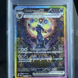 2025 POKEMON PORTUGUESE PRE PT-PRISMATIC EVOLUTIONS #161 UMBREON EX PSA 9 - Image 2